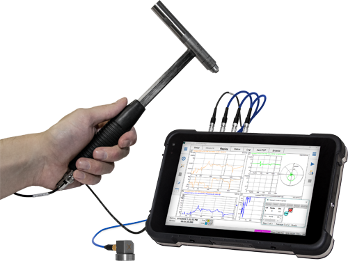 Portable analyzer for structural and modal analysis