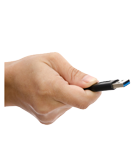 Flexibler Einsatz an jedem beliebigen PC Ihres Unternehmens mit USB2 Interface